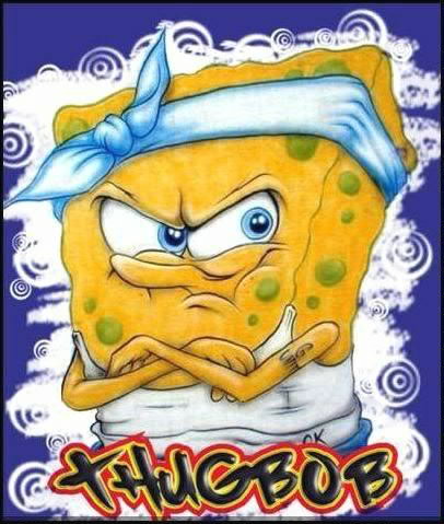 karate spongebob
